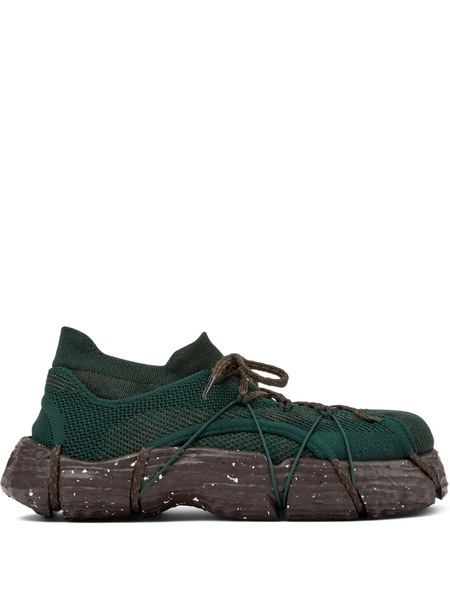  Camper Roku Knitted Lace-up Sneakers - Green 