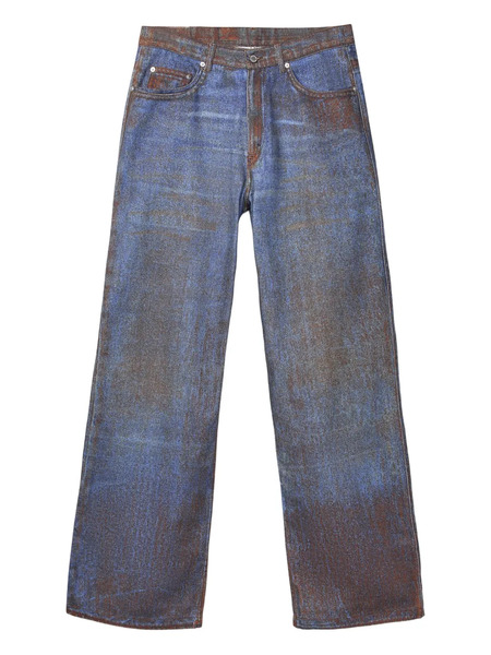  Camperlab Acid-wash Denim Straight-leg Jeans - Blue 