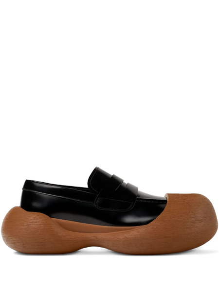  Camperlab Caramba Penny Leather Loafers - Black 