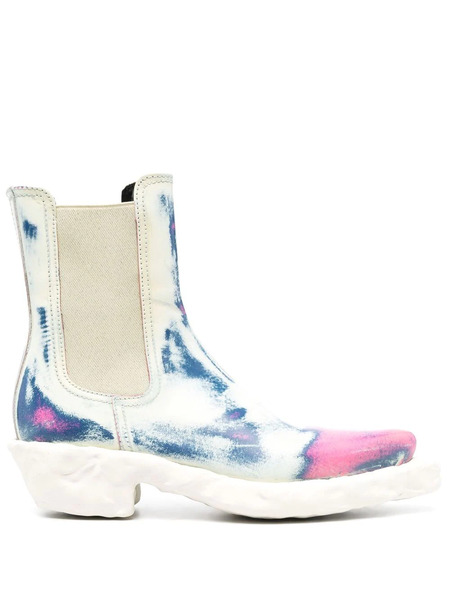  Camperlab Distressed-effect Ankle Boots - Neutrals 