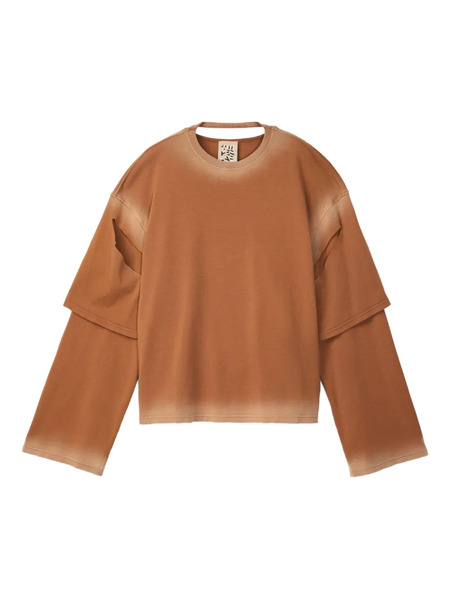  Camperlab Double-layered Ombre T-shirt - Brown 