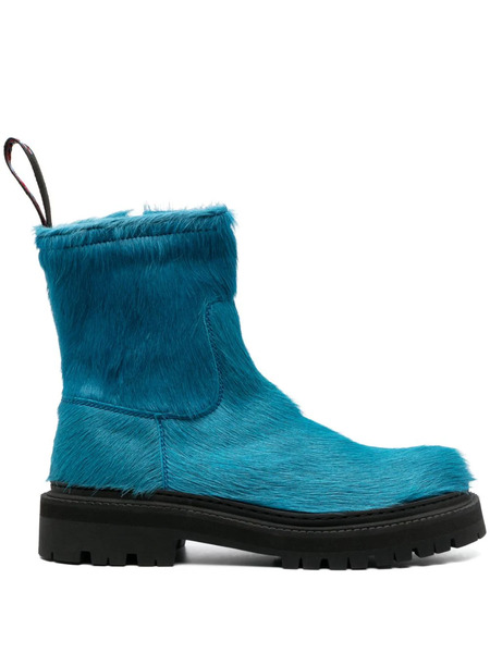  Camperlab Eki Calf-hair Ankle Boots - Blue 