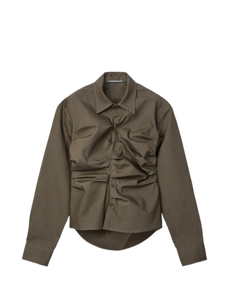  Camperlab Gathered Shirt - Green 