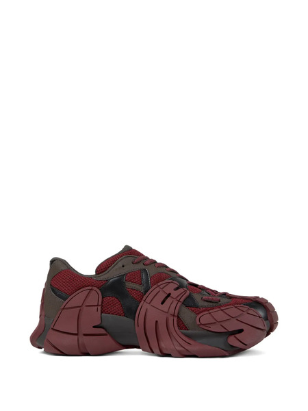  Camperlab Grey Panelled Trainers Tormenta - Red 