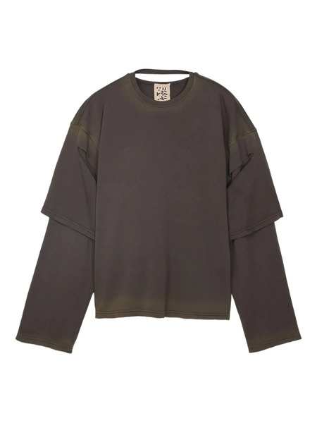  Camperlab Layered Organic-cotton T-shirt - Black 
