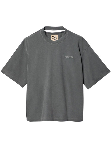  Camperlab Logo-embroidered Cotton T-shirt - Grey 