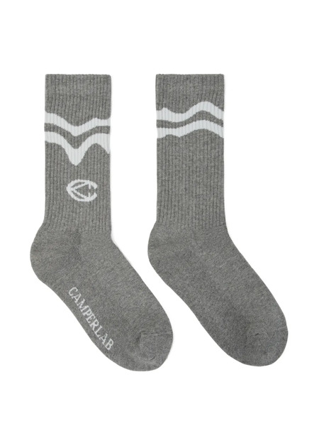  Camperlab Logo-embroidered Socks - Grey 