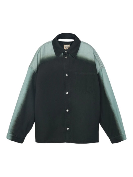  Camperlab Long-sleeve Denim Shirt - Green 