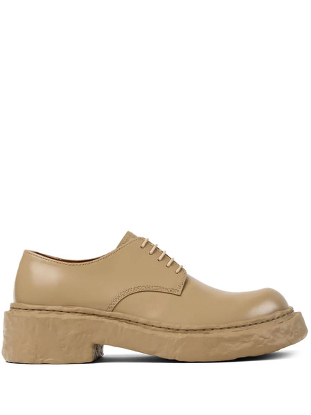  Camperlab Vámonos Leather Derby Shoes - Neutrals 