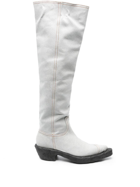  Camperlab Venga Denim Knee-high Boots - Grey 