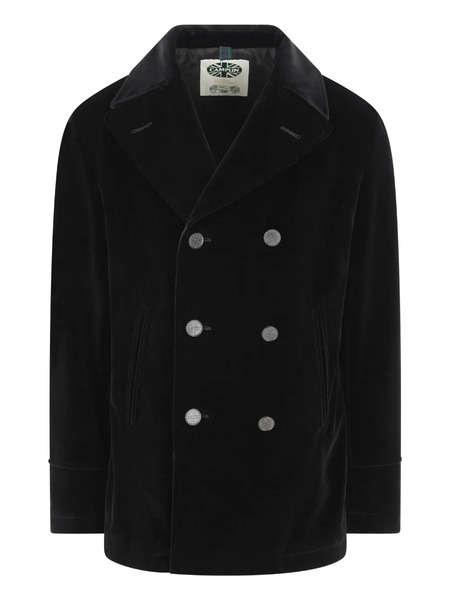  Camplin Double-breasted Coat - Black 