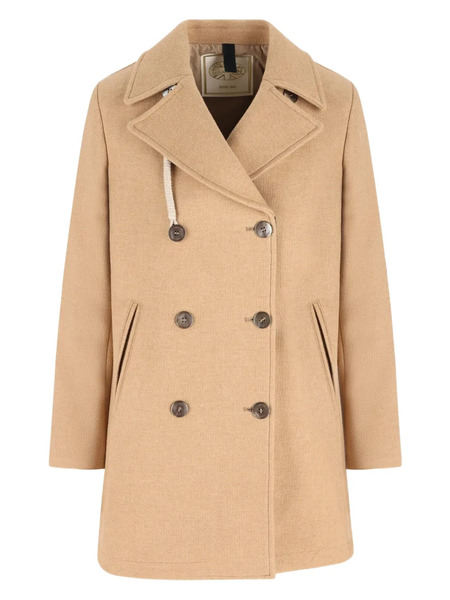  Camplin Double-breasted Coat - Brown 