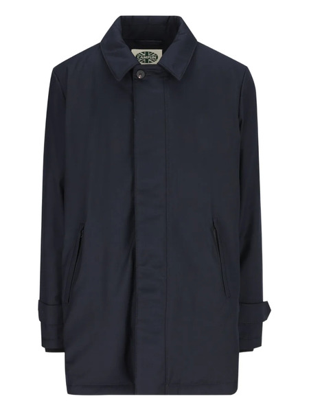  Camplin North Buttoned-fastening Welt-pocket Coat - Blue 
