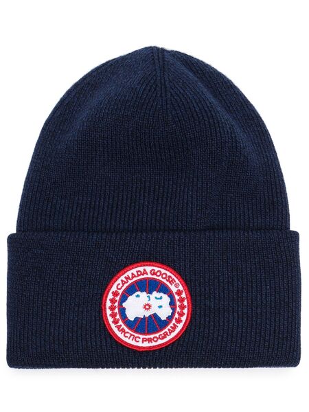  Canada Goose Arctic Toque Wool Beanie - Blue 