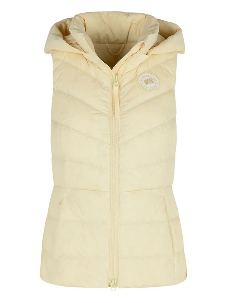  Canada Goose Calir Hooded Zip-front Vest - Neutrals 