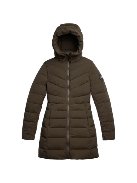 Canada Goose Clair Hooded Padded Coat - Brown 