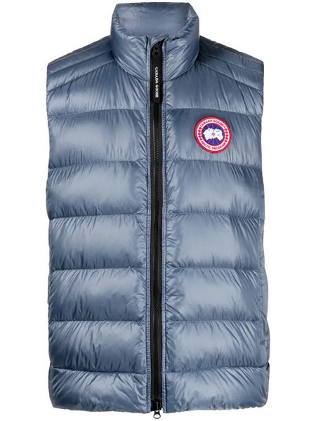  Canada Goose Crofton Logo-appliqué Gilet - Blue 