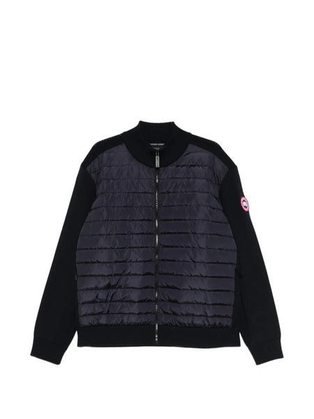  Canada Goose Hybridge Quilted Knit Jacket - Blue 