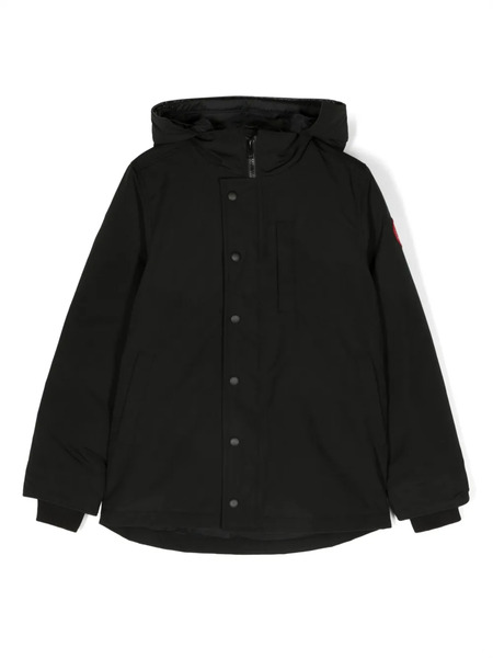  Canada Goose Kids Logan Hooded Parka - Black 