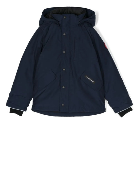  Canada Goose Kids Logan Padded Hooded Coat - Blue 