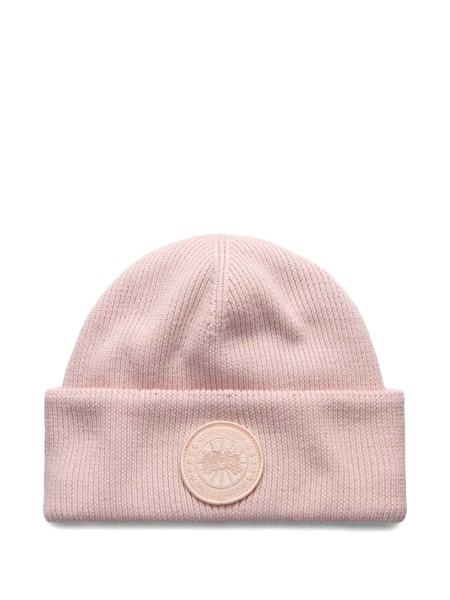  Canada Goose Kids Logo Patch Hat - Pink 