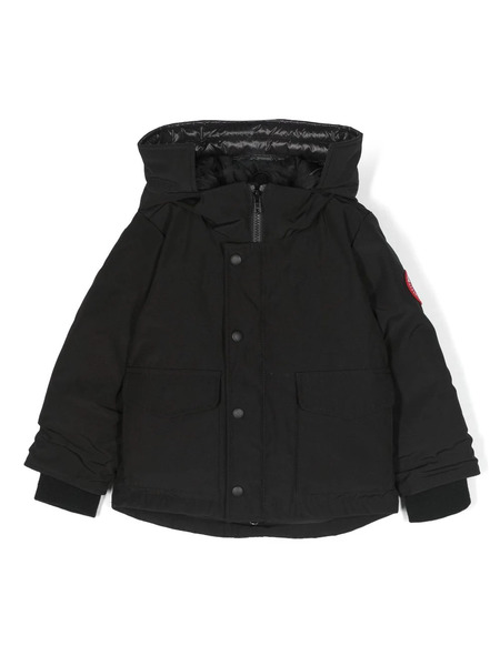  Canada Goose Kids Lynx Hooded Padded Jacket - Black 