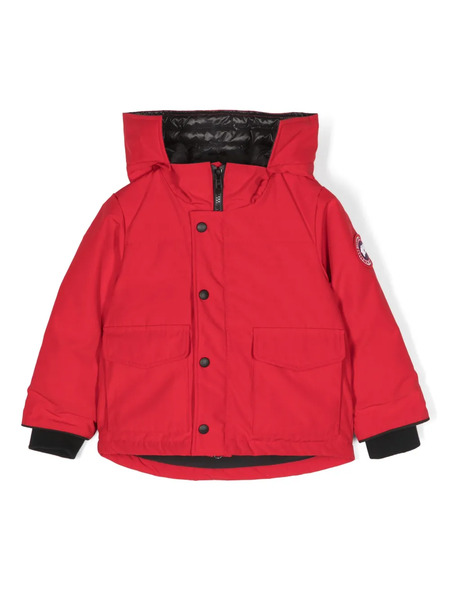  Canada Goose Kids Lynx Hooded Padded Jacket - Red 