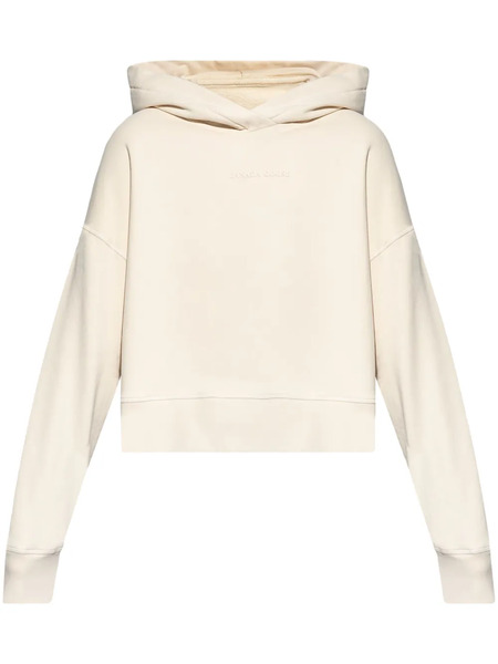  Canada Goose Logo-embossed Hoodie - Neutrals 