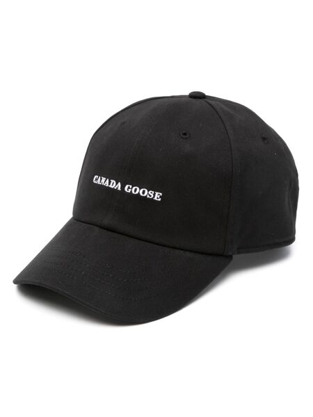  Canada Goose Logo-embroidered Cap - Black 