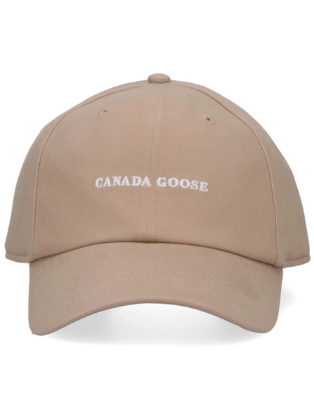  Canada Goose Logo-embroidered Cap - Neutrals 