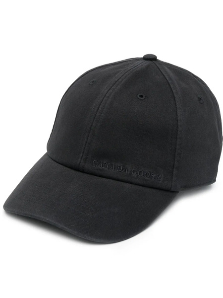  Canada Goose Logo-embroidered Cotton Cap - Black 
