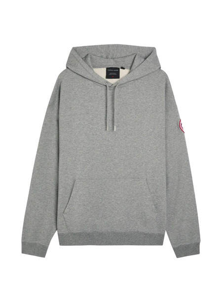  Canada Goose Logo-patch Hoodie - Grey 