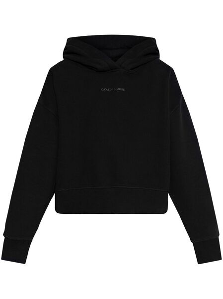  Canada Goose Logo-print Hoodie - Black 