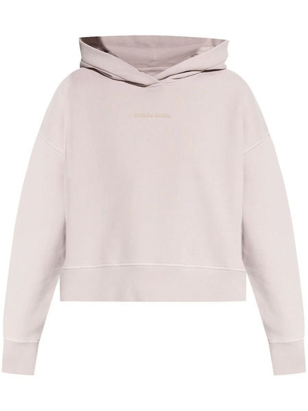  Canada Goose Logo-print Hoodie - Pink 