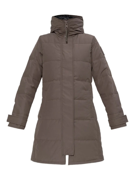  Canada Goose Shelburne Hooded Padded Parka - Brown 