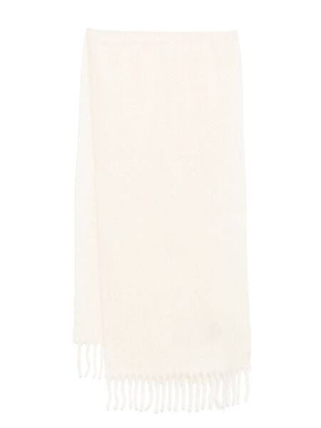  Canada Goose Tassel-detail Scarf - White 