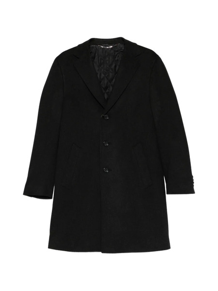  Canali Buttoned Coat - Black 