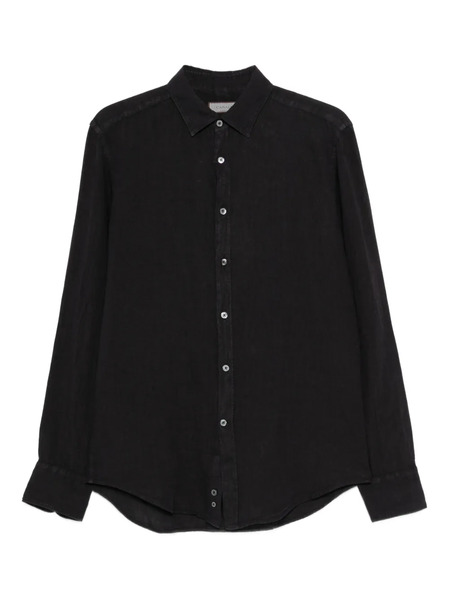  Canali Buttoned Shirt - Black 
