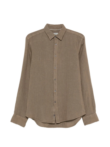  Canali Buttoned Shirt - Brown 