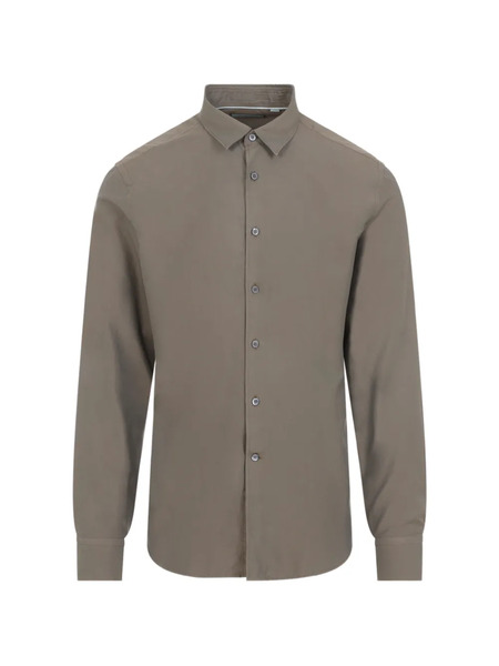  Canali Buttoned Shirt - Grey 