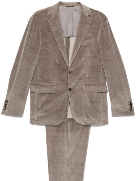  Canali Corduroy Suit - Brown 