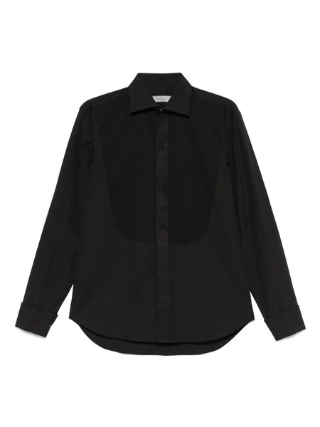  Canali Cotton Shirt - Black 