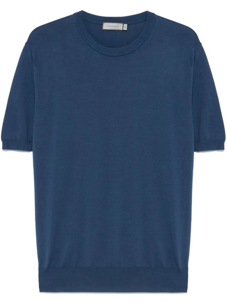  Canali Cotton T-shirt - Blue 