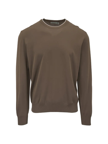  Canali Crew-neck Sweater - Brown 