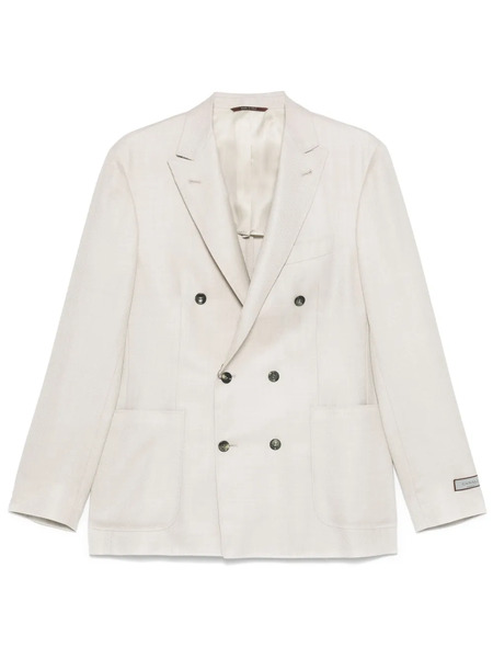  Canali Double-breasted Blazer - Neutrals 