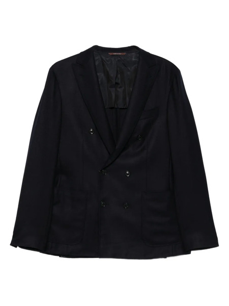  Canali Double-breasted Jacket - Blue 