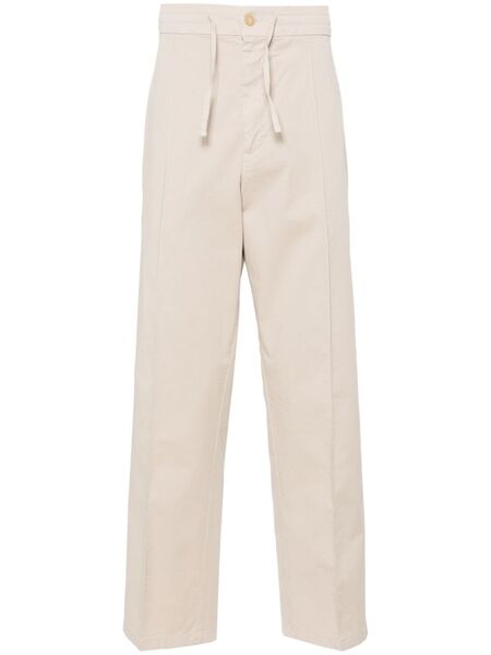  Canali Drawstring-waist Straight-leg Trousers - Neutrals 