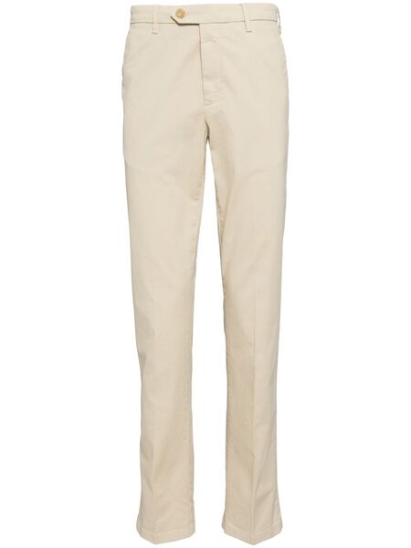  Canali Gabardine Chino Trousers - Neutrals 