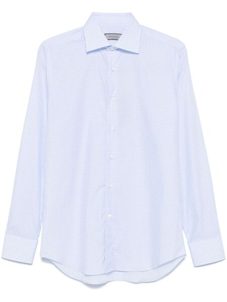  Canali Gingham Shirt - Blue 