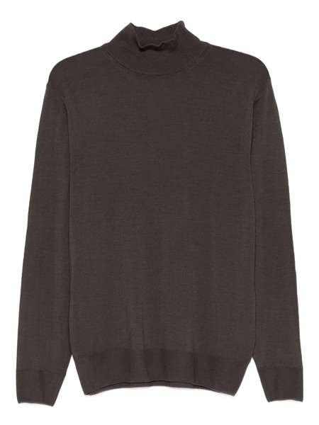  Canali High-neck Wool Sweater - Grey 